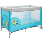 Baby Mix Cestovní postýlka Sova modrá – Zboží Dáma