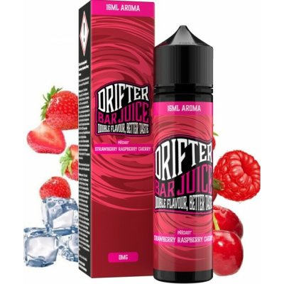 Juice Sauz Drifter Bar Shake & Vape Strawberry Raspberry Cherry 16 ml – Zboží Dáma