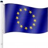 Vlajka Tuin 60932 Vlajkový stožár vč. vlajky Evropská unie 6,50 m