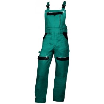 Ardon H8105 Cool Trend Pracovní kalhoty s laclem zelená / černá