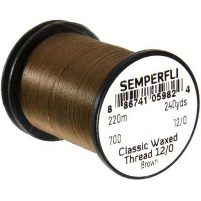 Semperfli Nit Classic Waxed Thread 12/0 Brown – Hledejceny.cz