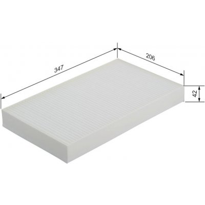 Kabinový filtr BOSCH (BO 1987432195) – Zboží Mobilmania