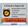 Waveshare 4,37" e-Paper displej (G), 512×368, čtyřbarevný Waveshare