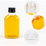 Skleněná láhev 10ks 100ml 12cm plochá – Hledejceny.cz