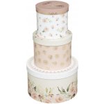Atmosphera for Kids kartonové krabičky růže 3 ks 25 x 15 cm – Zboží Dáma