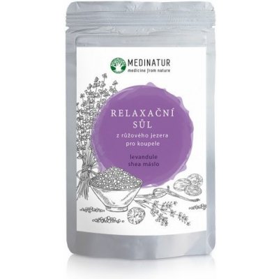 Medinatur Relaxační sůl z růžového jezera- levandule 400 g