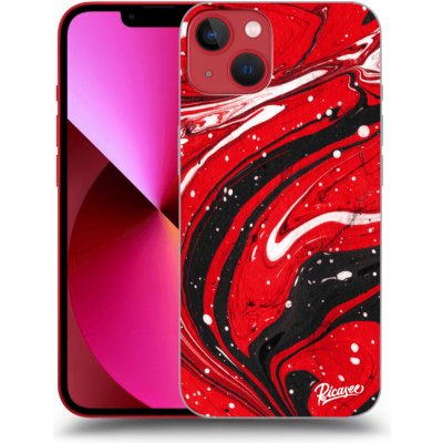 Pouzdro Picasee silikonové Apple iPhone 14 Plus - Red black černé – Hledejceny.cz