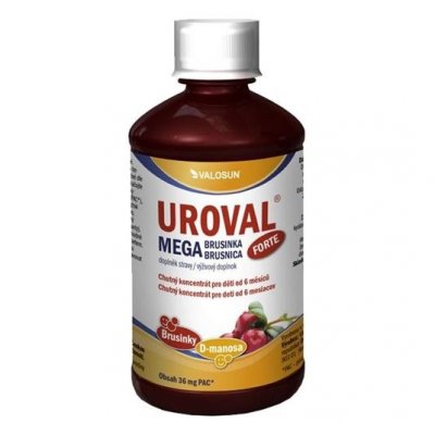 Uroval Mega Brusinka FORTE sirup 200 ml – Hledejceny.cz