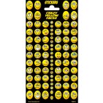 Samolepky typ C Crazy Yellow Faces – Zboží Mobilmania