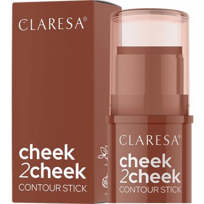 Claresa Cheek 2 Cheek Bronzer v tyčince 02 Milk Choco 6 g – Zboží Dáma