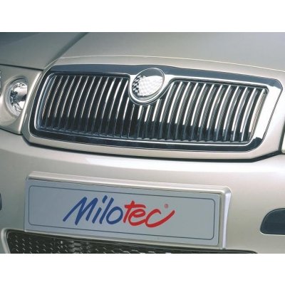 Milotec Chromované nerez lišty přední masky Škoda Fabia I Facelift (2004 - 2007) - – Sleviste.cz