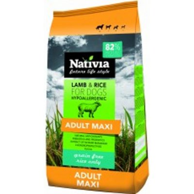 Nativia Adult Maxi Lamb & Rice 2 x 15 kg – Zbozi.Blesk.cz