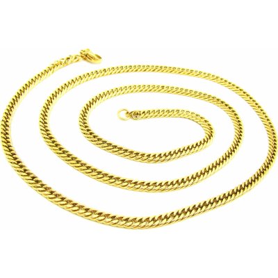 Steel Jewelry Řetízek pozlacený z chirurgické oceli NH150132 – Hledejceny.cz