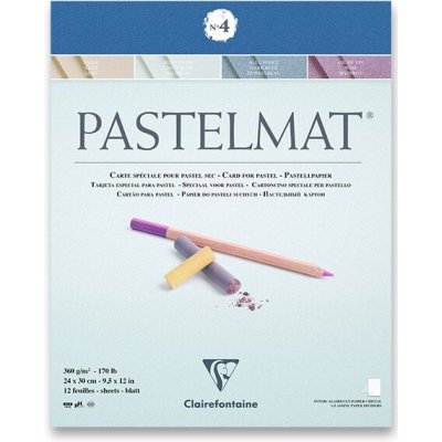 Clairefontaine Blok Pastelmat No.4 24 x 30 cm 12 listů 360 g – Zboží Mobilmania