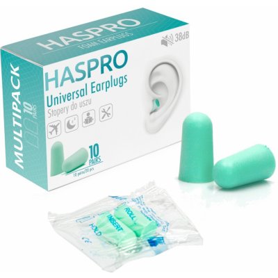 Haspro Multi špunty do uší zelené 10 párů – Zbozi.Blesk.cz