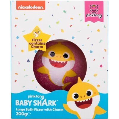 Pinkfong Baby Shark Bath Fizzer bomba do koupele 200 g – Zboží Mobilmania
