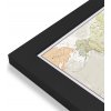 Nástěnné mapy Maps International Svět - nástěnná politická mapa 197 x 117 cm Varianta: mapa v dřevěném rámu, Provedení: Pegi černý