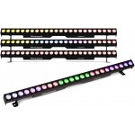 BeamZ LCB246 Set obsahující 4x LED UV BAR s RGBAW-UV LED a 8 ovladatelnými sekcemi, 24x 6W – Zboží Mobilmania