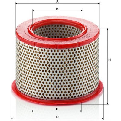 MANN-FILTER Vzduchový filtr MANN C1555/1 (MF C1555/1) – Hledejceny.cz