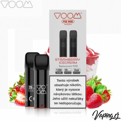 Voom Pod Mod 2x Strawberry Ice Cream 20 mg