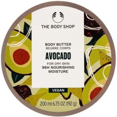 The Body Shop Tělové máslo pro suchou pokožku Avocado (Body Butter) 200 ml