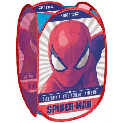 Disney Seven Koš Spiderman Polyester 36 x 36 x 58 cm – Zbozi.Blesk.cz