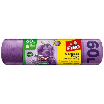 Fino Zeus Flex Lavender Sáčky zatahovací 35µm 60 l 8ks – Sleviste.cz