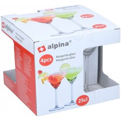 ALPINA Sklenice na koktejly ED 249632 4 x 250 ml