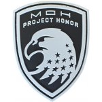 WARAGOD Medal of Honor Eagle PVC nášivka, šedá – Sleviste.cz