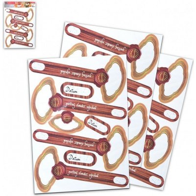 ORION Samolepky na zavařovací sklenice, 24 ks – Zboží Dáma