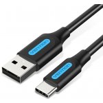 Vention COKBH USB 2.0 A to USB-C, 3A, 2m, černý – Zboží Živě