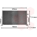 Kondenzátor klimatizace VAN WEZEL 18005334 – Hledejceny.cz