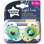 Tommee Tippee C2N silikon Night modrá 2 ks – Zboží Dáma