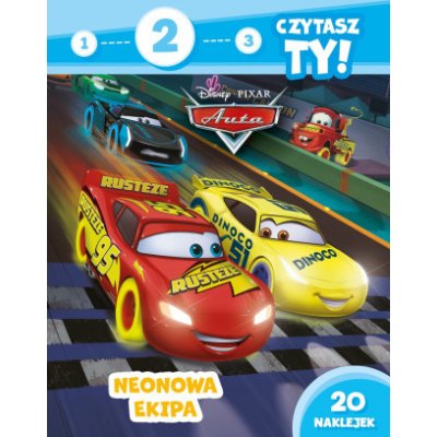 1 2 3 czytasz ty! Poziom 2 Neonowa ekipa Disney Auta