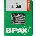 Spax Wirox Univerzální vrut T-Star plus, ø 4 × 35 mm, TX20, zápustná hlava, 150 ks 4191010400357 – Hledejceny.cz