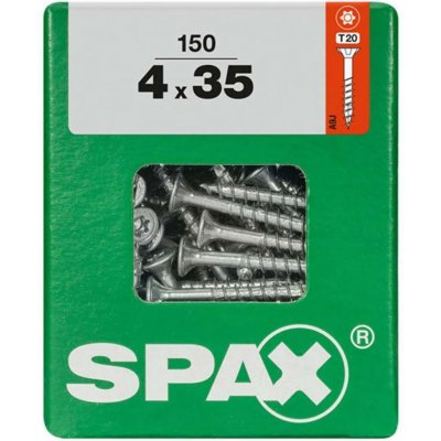 Spax Wirox Univerzální vrut T-Star plus, ø 4 × 35 mm, TX20, zápustná hlava, 150 ks 4191010400357 – Hledejceny.cz
