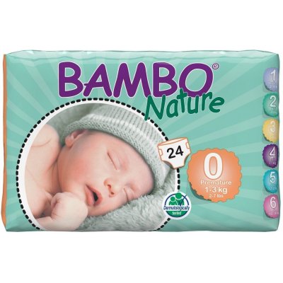 Bambo Nature 0 1-3 kg 24 ks