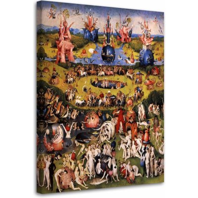 Obraz na plátně REPRODUKCE Zahrada rozkoší - H.Bosch - 60x90 cm – Hledejceny.cz