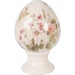 Clayre & Eef Vajíčko na podstavci s lučními květy Flowers of Love S Ø 9*14 cm – Hledejceny.cz