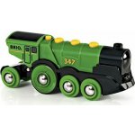 Brio WORLD 33593 Velká zelená akční lokomotiva – Zboží Dáma