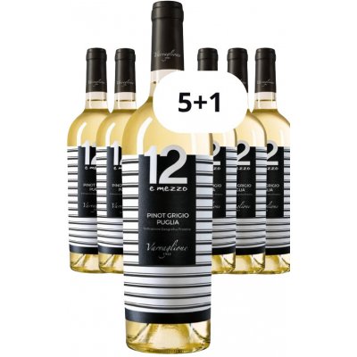 Varvaglione Pinot grigio Puglia 2025 12,5% 6 x 0,75 l (holá láhev) – Hledejceny.cz