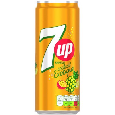 7 Up Cocktail Exotique 330 ml – Zboží Dáma