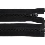 Kostěný zip dělitelný, délka 220 cm - černý – Hledejceny.cz