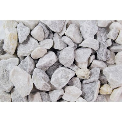 Mramorové kamenivo oblačně bílé 25-50 mm 25 kg PE pytel – Hledejceny.cz