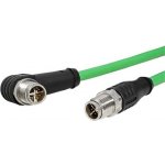 Metz Connect 142M2X1B050 M 12 CAT 6A S/FTP 5m zelený – Zboží Živě