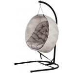 NoBi Golan 2 New závěsné křeslo černá / béžová / šedá – Sleviste.cz