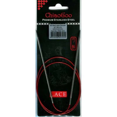 ChiaoGoo Lace Kruhové Fixní Jehlice 80Cm 3mm – Sleviste.cz