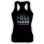 Tričko s potiskem Pole dance nápis dámské Černá – Sleviste.cz