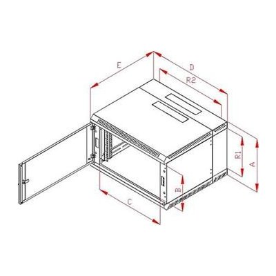 Triton 19" 9U 600x500mm RBA-09-AD5-CAX-A1 – Hledejceny.cz