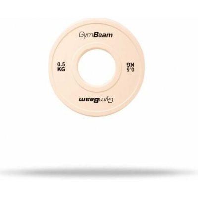 GymBeam Gumový frakční kotouč 51 mm 0.5 kg – Hledejceny.cz